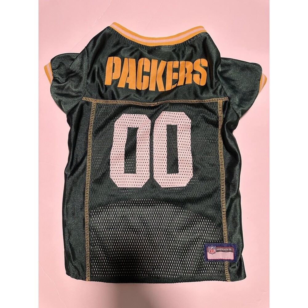 Pets First NFL Licensed Green Bay Packers Jersey for Dog Size Large